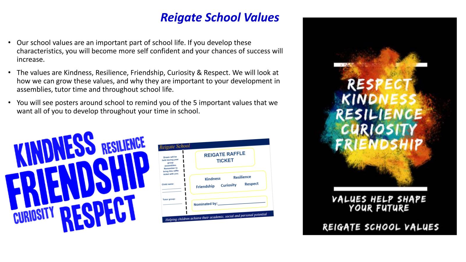School Values Reigate School